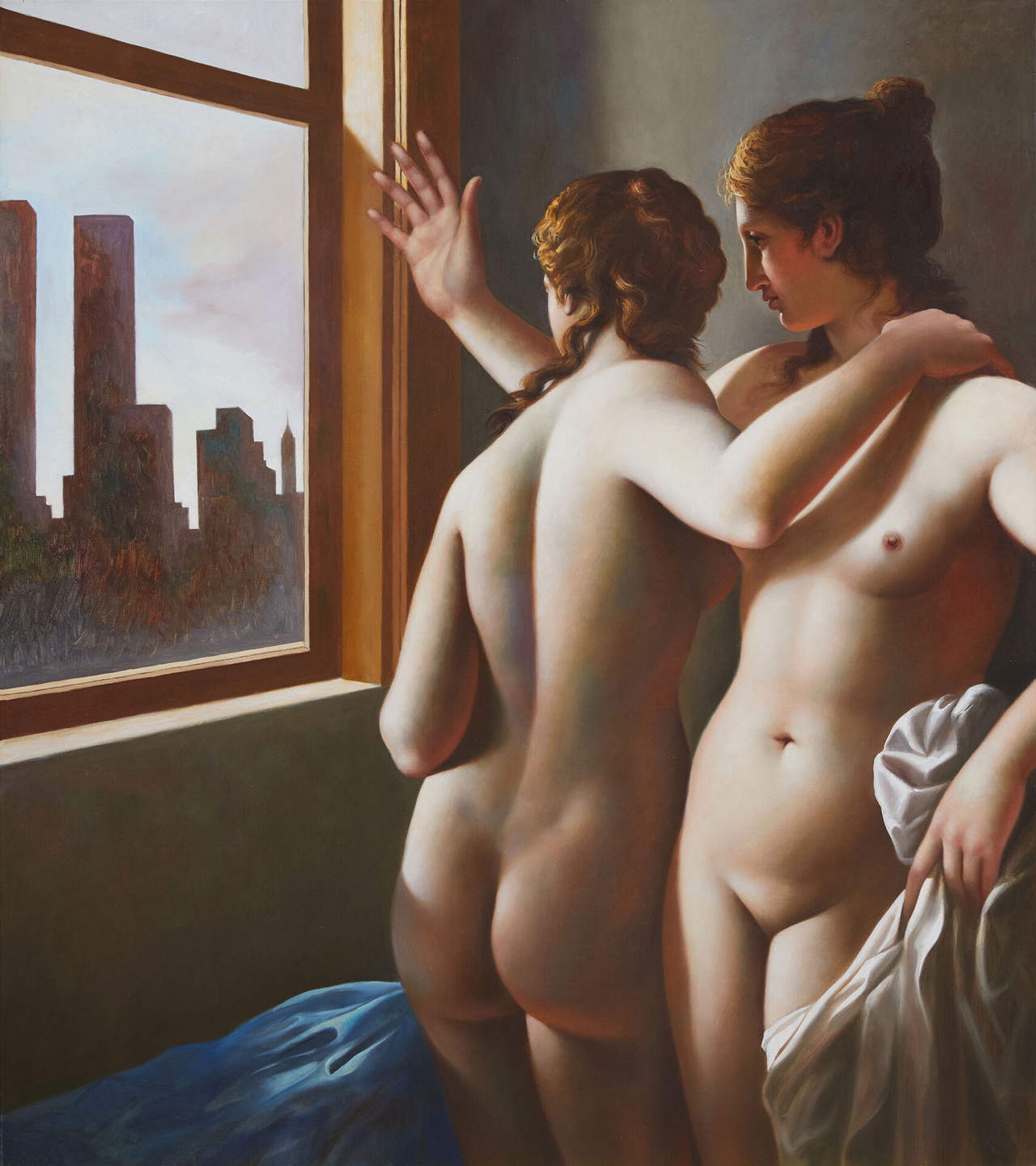 Carlo Maria Mariani, The Morning, 2001, olio su tela, 101.6 x 89 cm; photo Parker Calvert; © The Carlo Maria Mariani and Carol Lane Mariani Foundation by SIAE